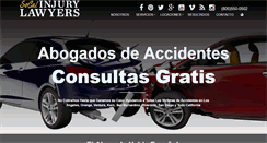 Desktop Screenshot of abogadosaccidentes.us